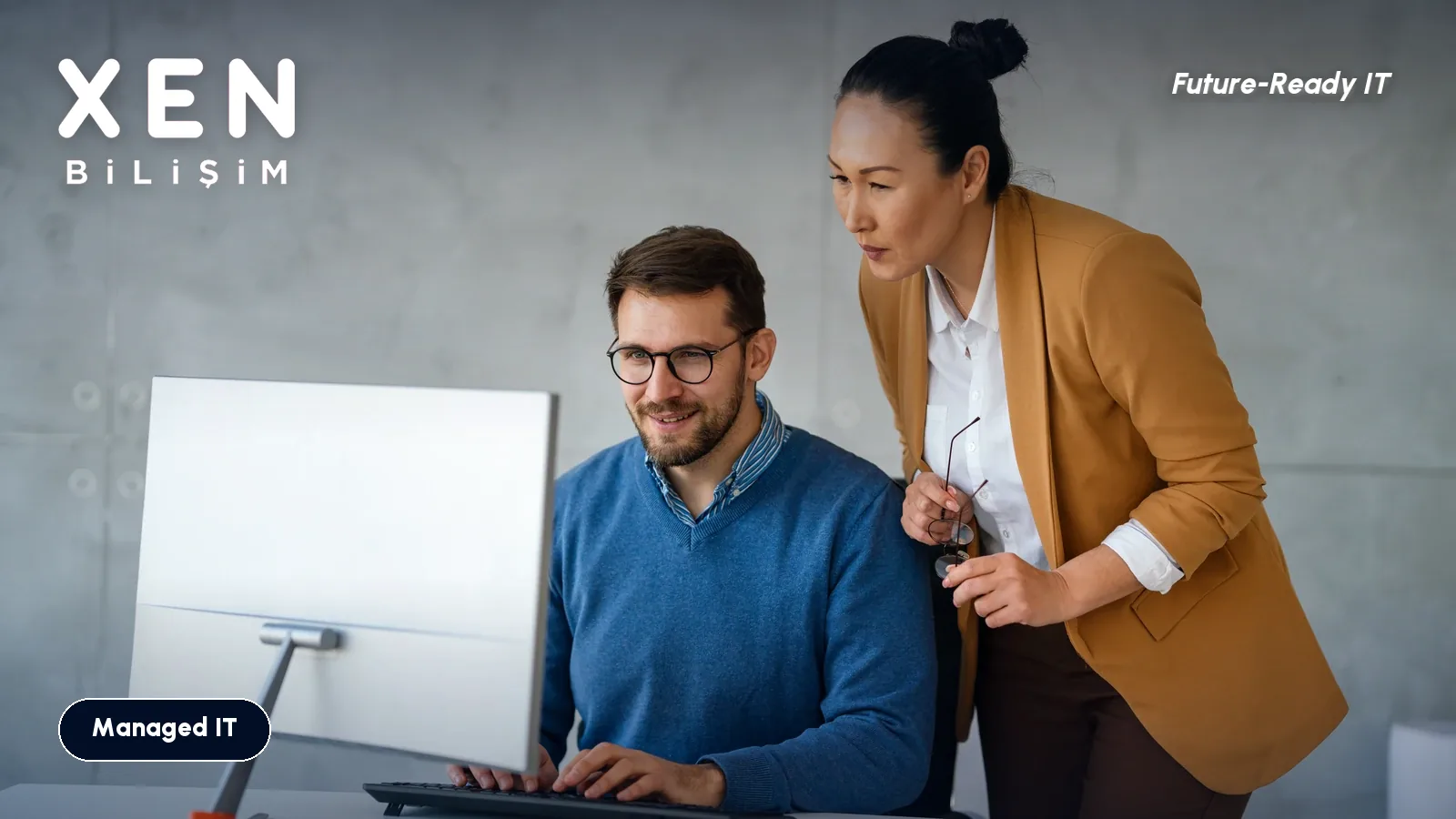 In-house IT team versus managed IT service cost comparison - Xen Bilişim